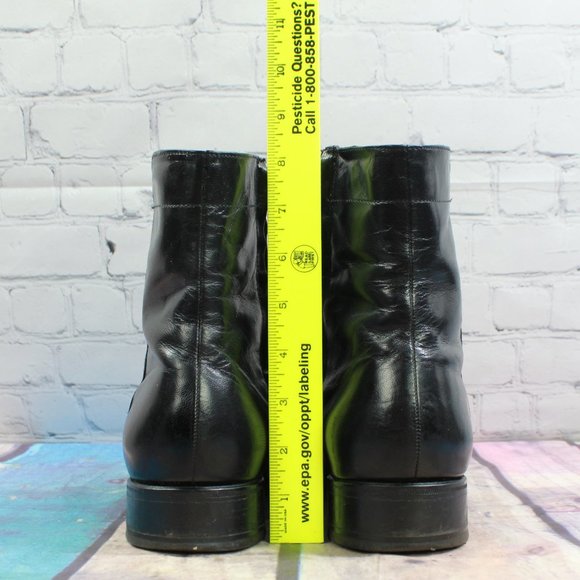 FLORSHEIM Side Zip Ankle Boots Size 10 - Picture 6 of 11